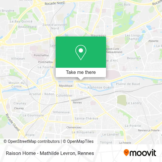 Raison Home - Mathilde Levron map