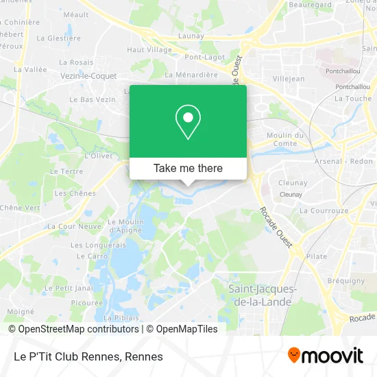 Le P'Tit Club Rennes map