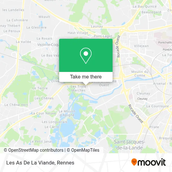 Les As De La Viande map