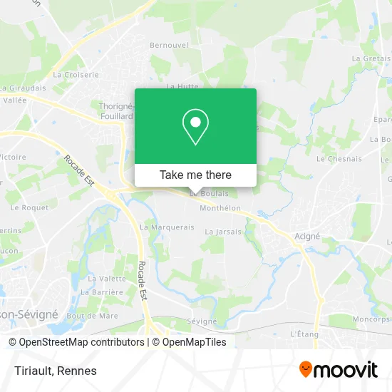Tiriault map