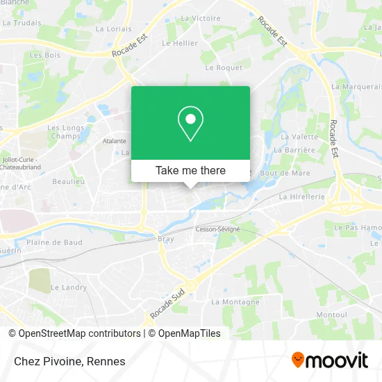 Chez Pivoine map