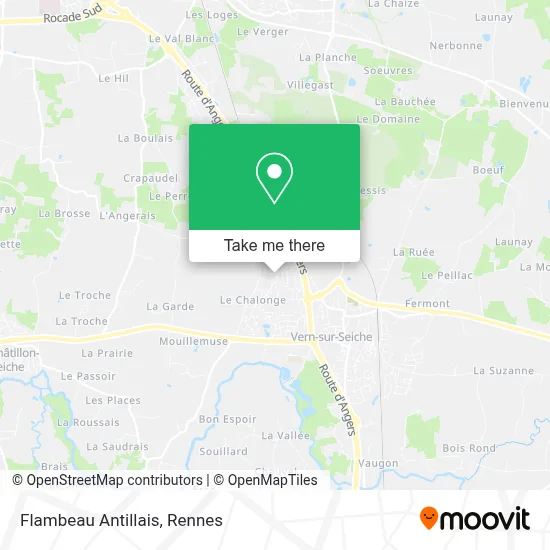 Flambeau Antillais map