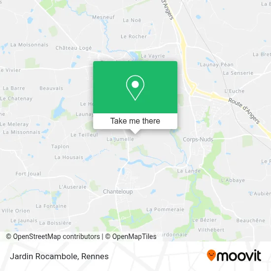 Jardin Rocambole map
