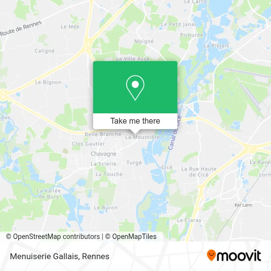 Mapa Menuiserie Gallais