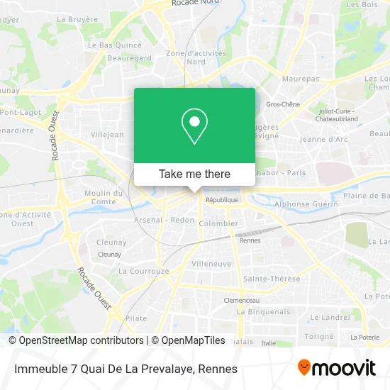 Immeuble 7 Quai De La Prevalaye map