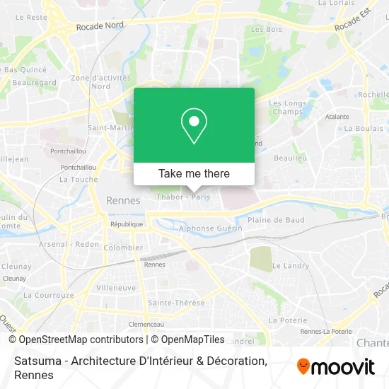 Satsuma - Architecture D'Intérieur & Décoration map