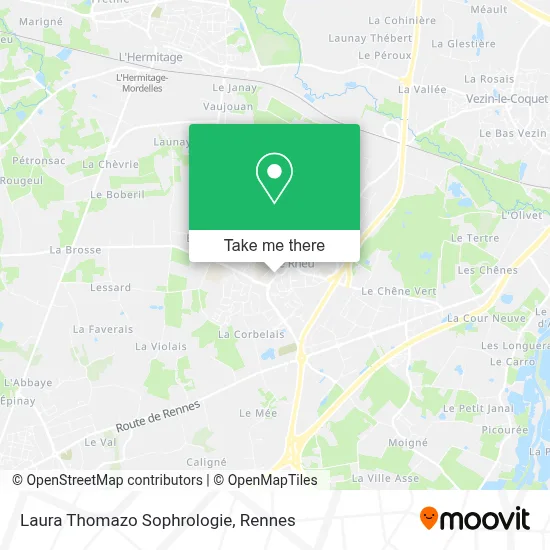 Laura Thomazo Sophrologie map