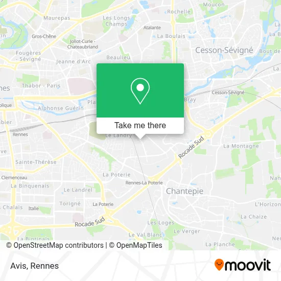 Avis map