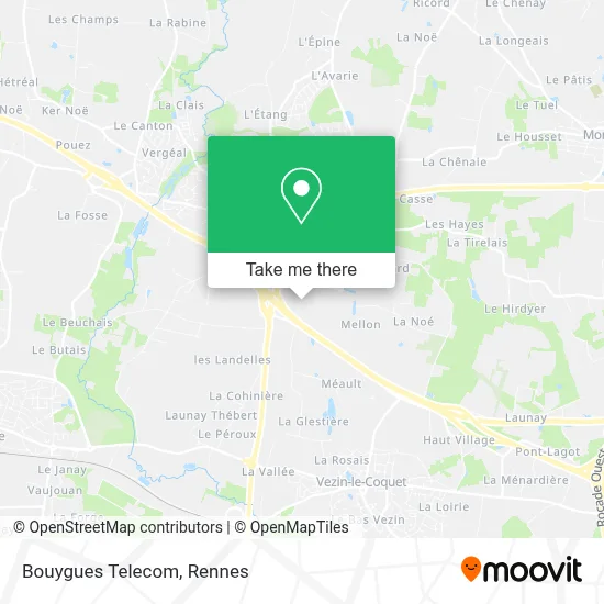 Bouygues Telecom map