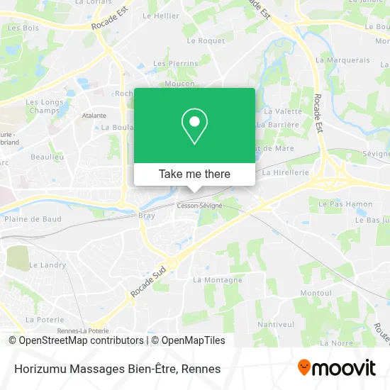 Horizumu Massages Bien-Être map