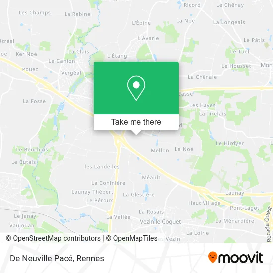 De Neuville Pacé map