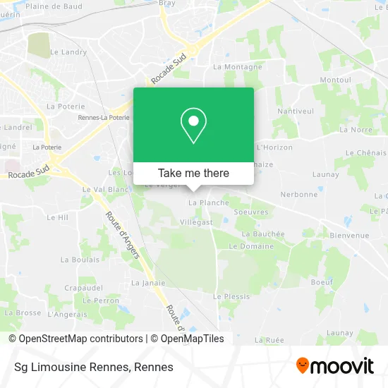 Sg Limousine Rennes map