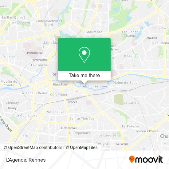 L'Agence map