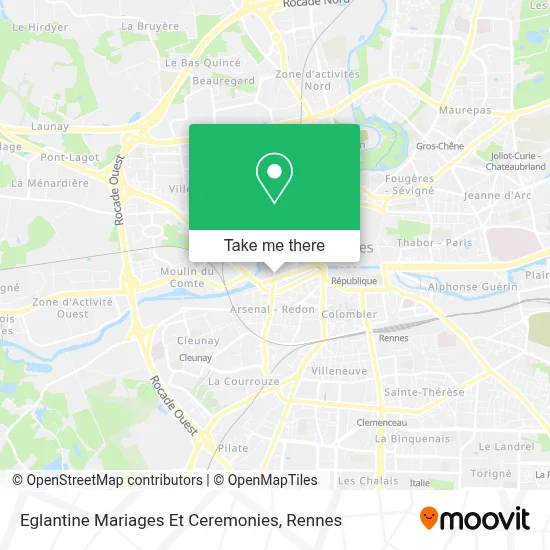 Eglantine Mariages Et Ceremonies map