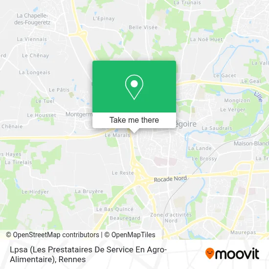 Lpsa (Les Prestataires De Service En Agro-Alimentaire) map