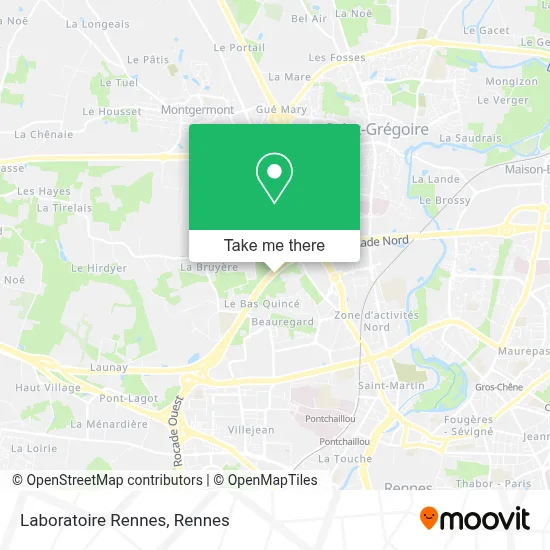 Laboratoire Rennes map