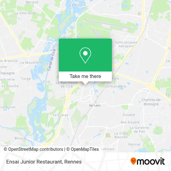 Ensai Junior Restaurant map