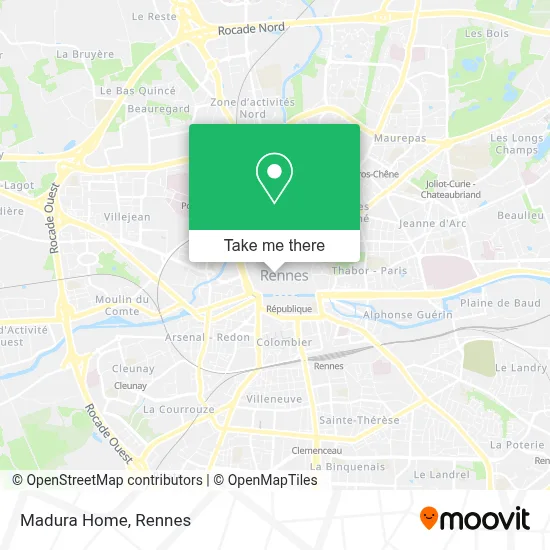 Madura Home map