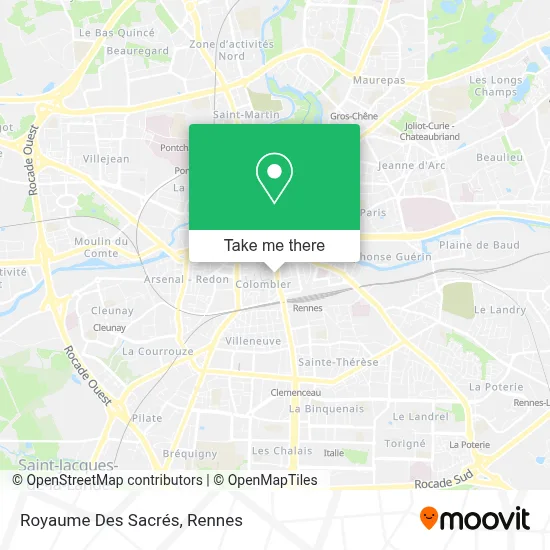 Royaume Des Sacrés map