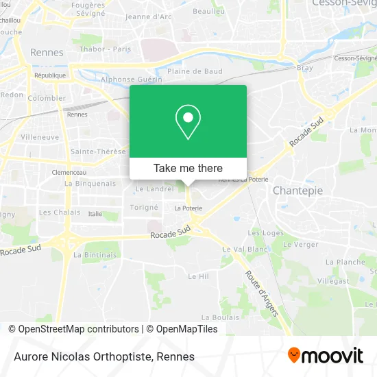 Aurore Nicolas Orthoptiste map
