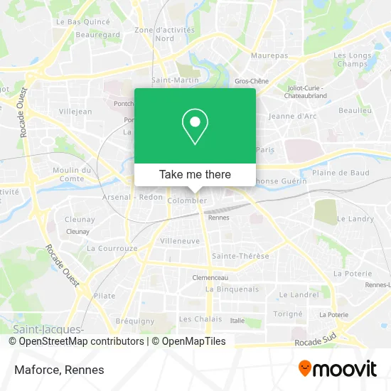 Maforce map