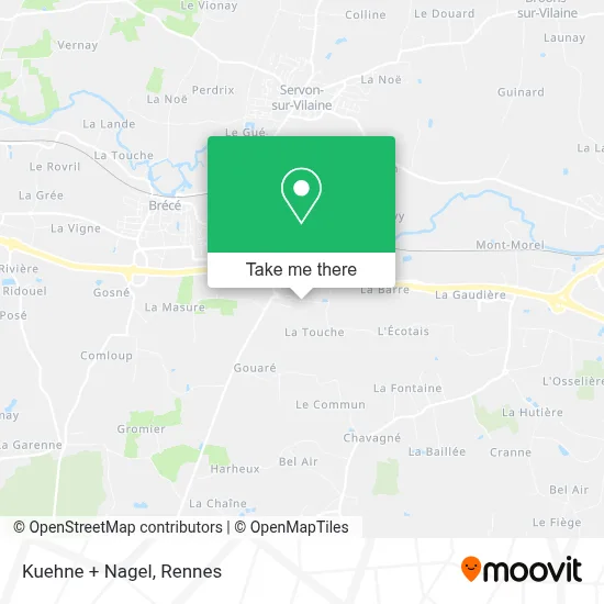 Kuehne + Nagel map