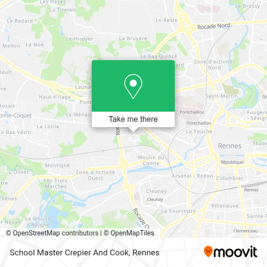 School Master Crepier And Cook map
