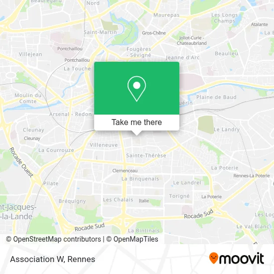 Association W map
