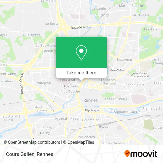 Cours Galien map