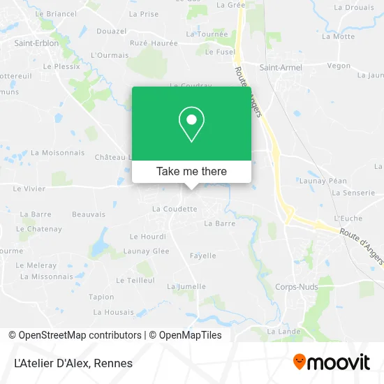 L'Atelier D'Alex map