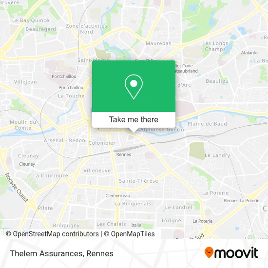 Thelem Assurances map