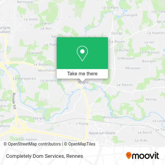 Completely Dom Services map
