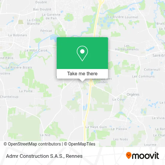 Admr Construction S.A.S. map