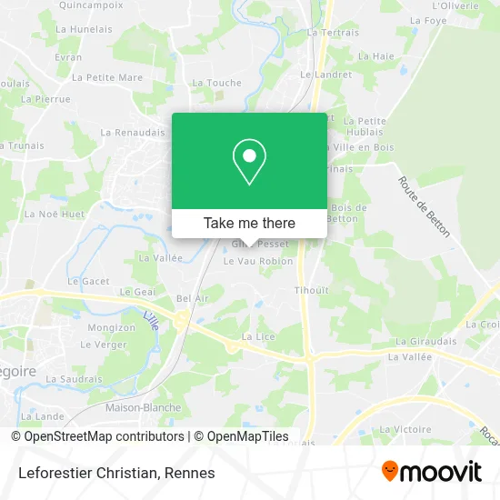 Leforestier Christian map