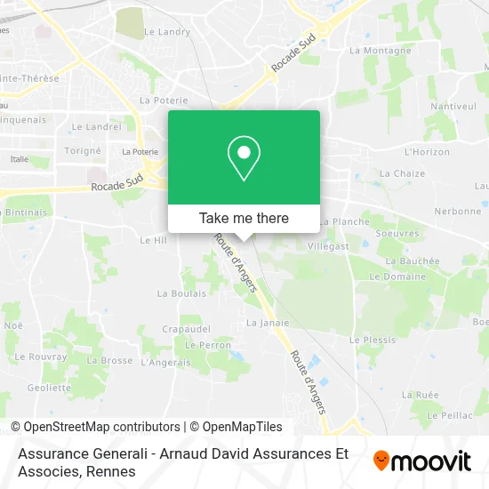 Assurance Generali - Arnaud David Assurances Et Associes map