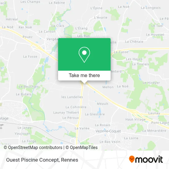 Ouest Piscine Concept map