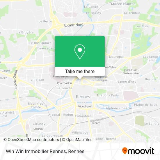Win Win Immobilier Rennes map