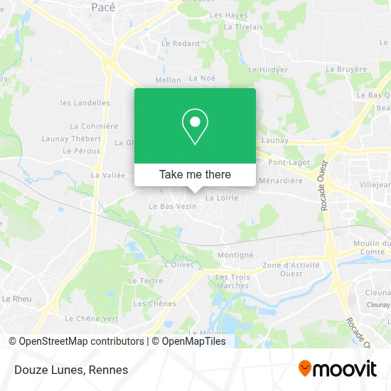 Douze Lunes map