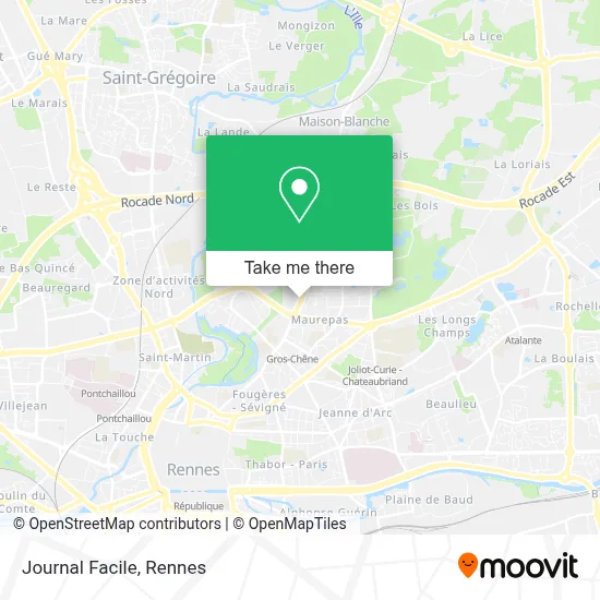 Mapa Journal Facile
