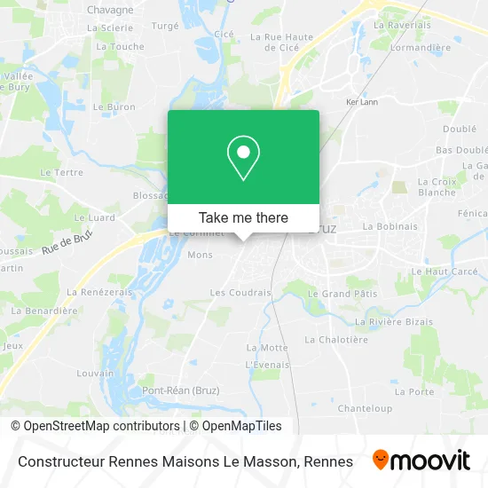 Constructeur Rennes Maisons Le Masson map