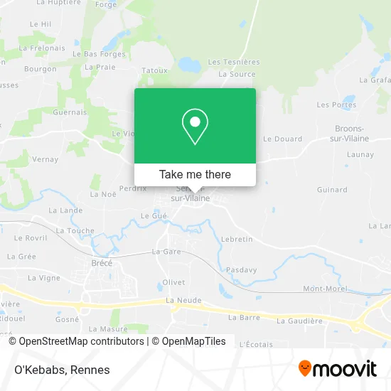 O'Kebabs map