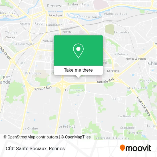Cfdt Santé Sociaux map
