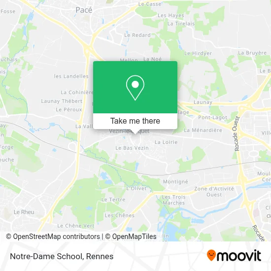École Notre-Dame map