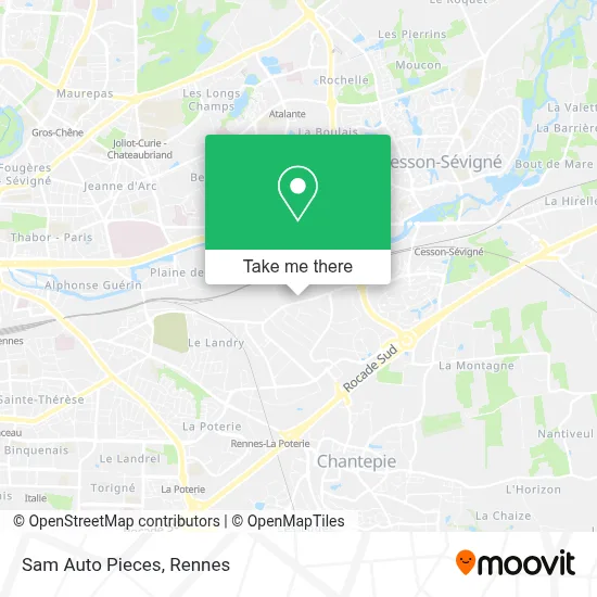 Sam Auto Pieces map