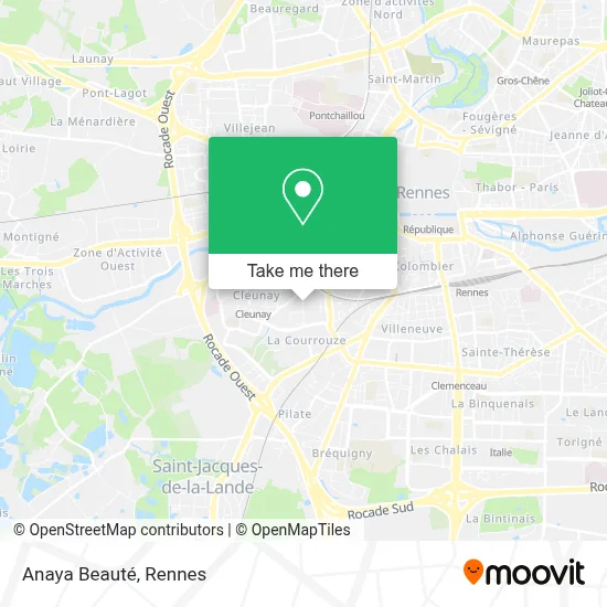 Anaya Beauté map