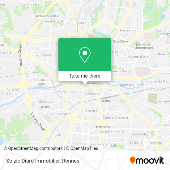 Soizic Diard Immobilier map