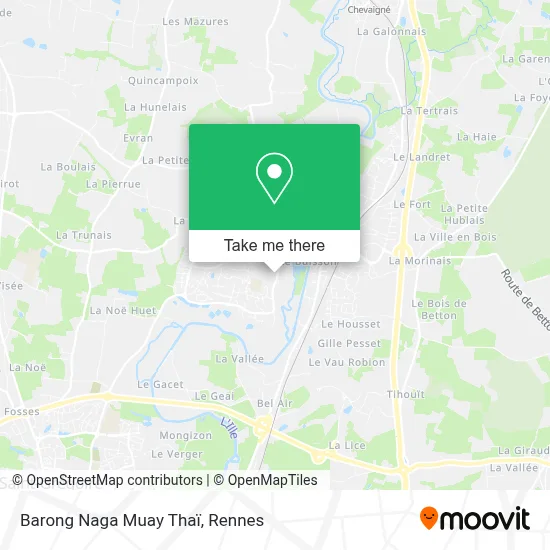 Barong Naga Muay Thaï map