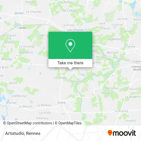 Artistudio map