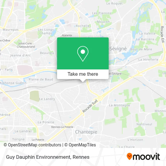 Guy Dauphin Environnement map