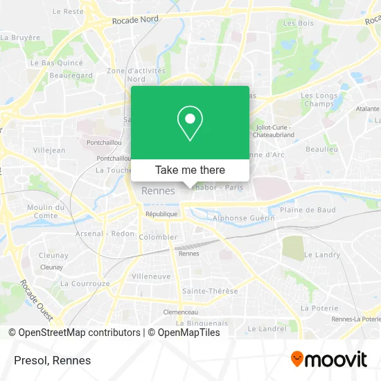 Presol map